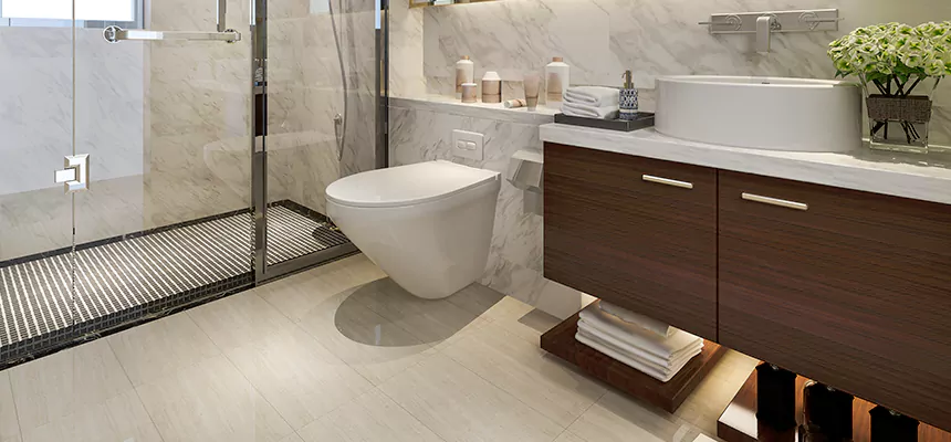 Burst Pipe Bathroom Cleanup in Bourne