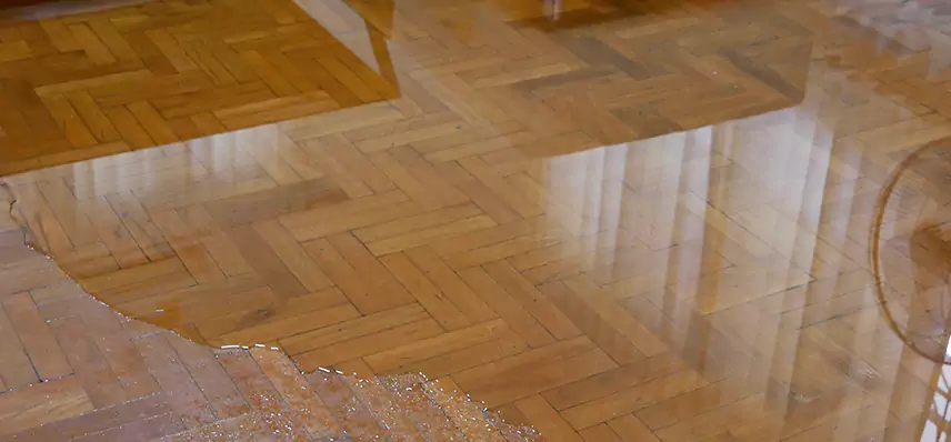Laminate Wood Floor Water Damage Repair in Bourne